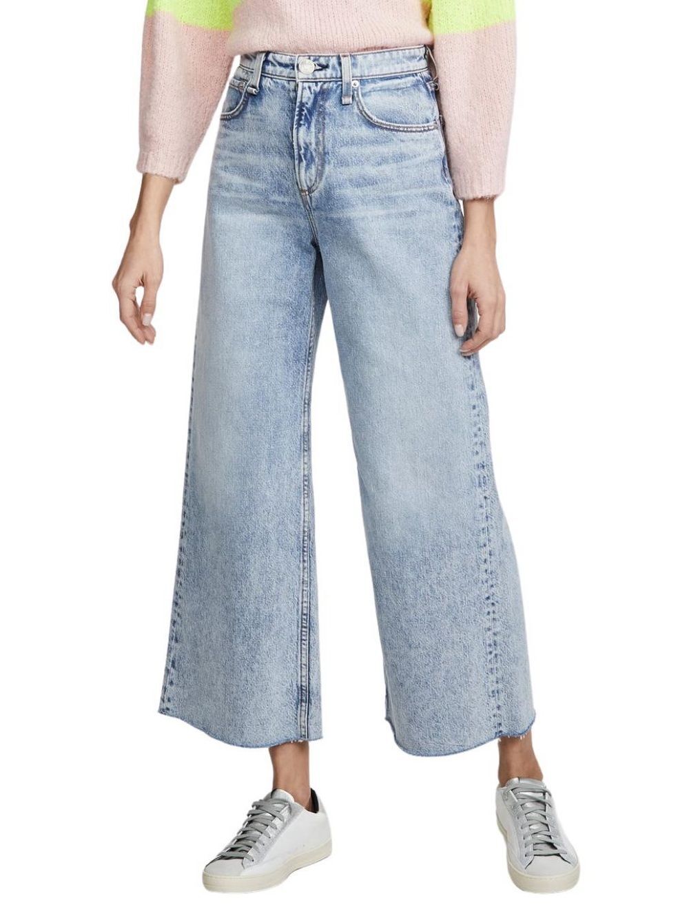 Rag & Bone Ruth Super High-Rise Ankle Cut Wide Leg Jean